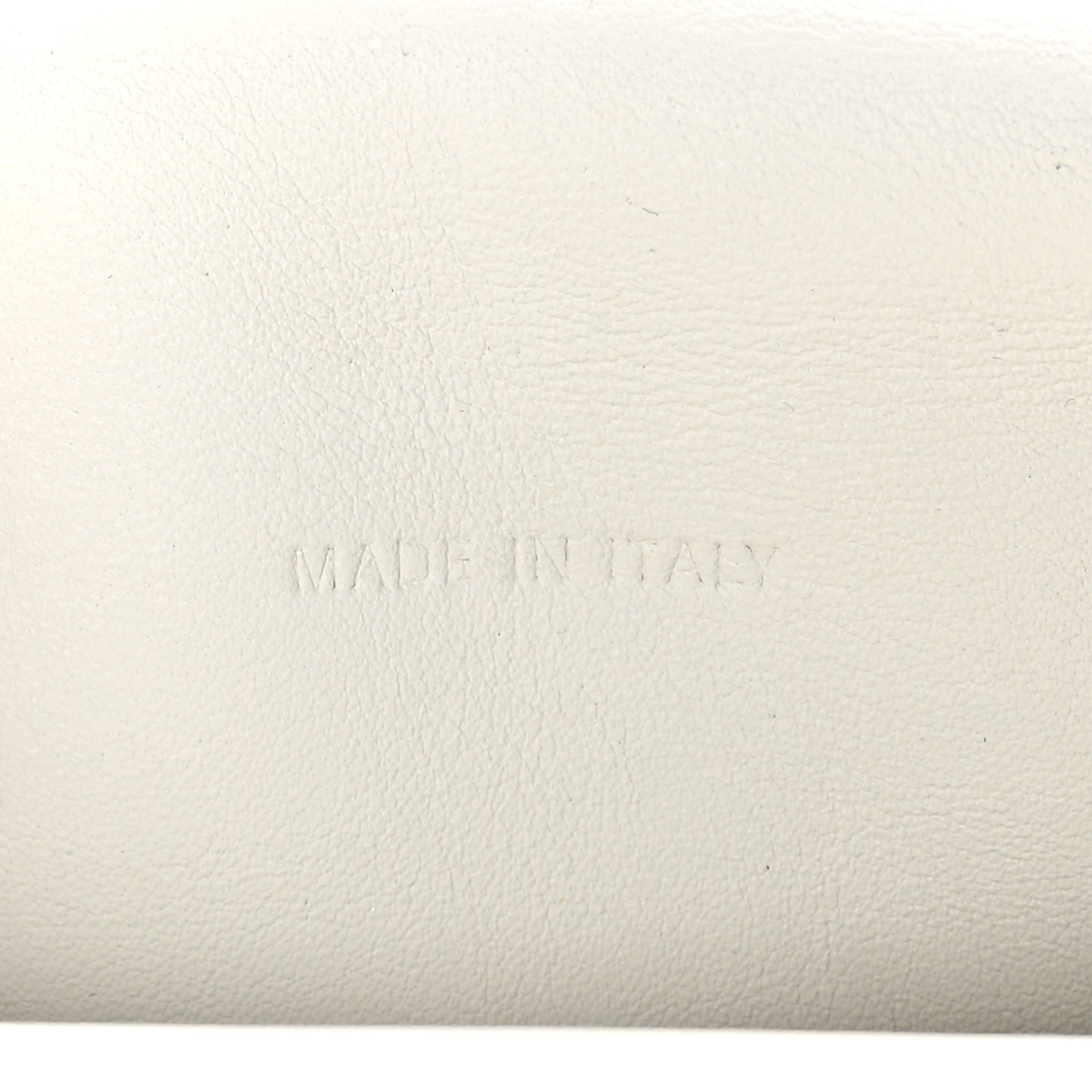Smooth Calfskin Bi-Color Small Be Dior Flap White Black