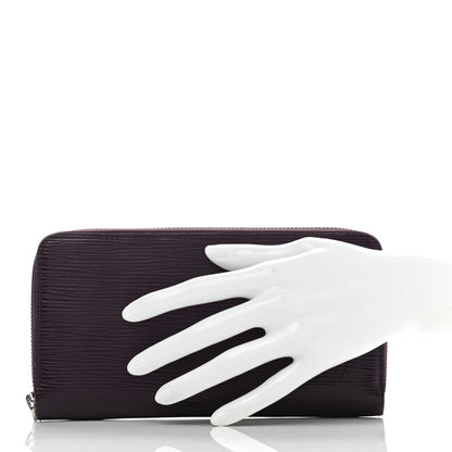 Louis Vuitton Epi Zippy Organizer Wallet Cassis 2 of 17