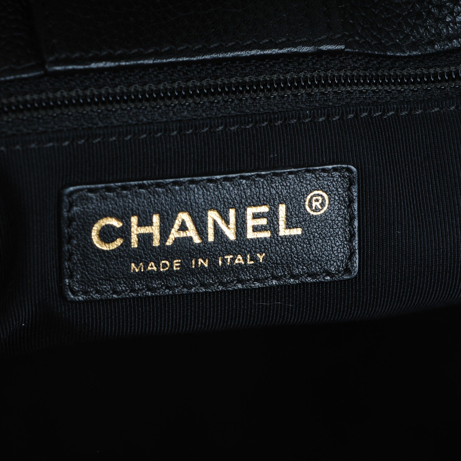 Chanel Calfskin Cerf Executive Shopper Tote Black 7 of 8