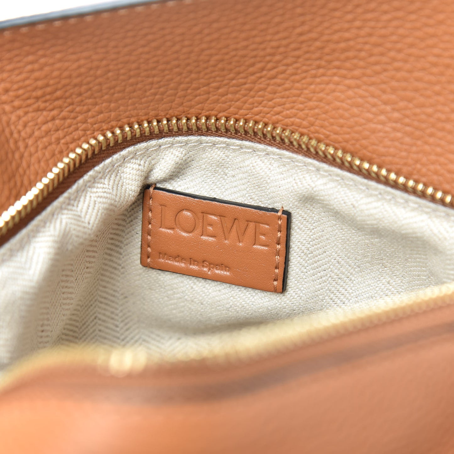 Calfskin Small Puzzle Bag Tan