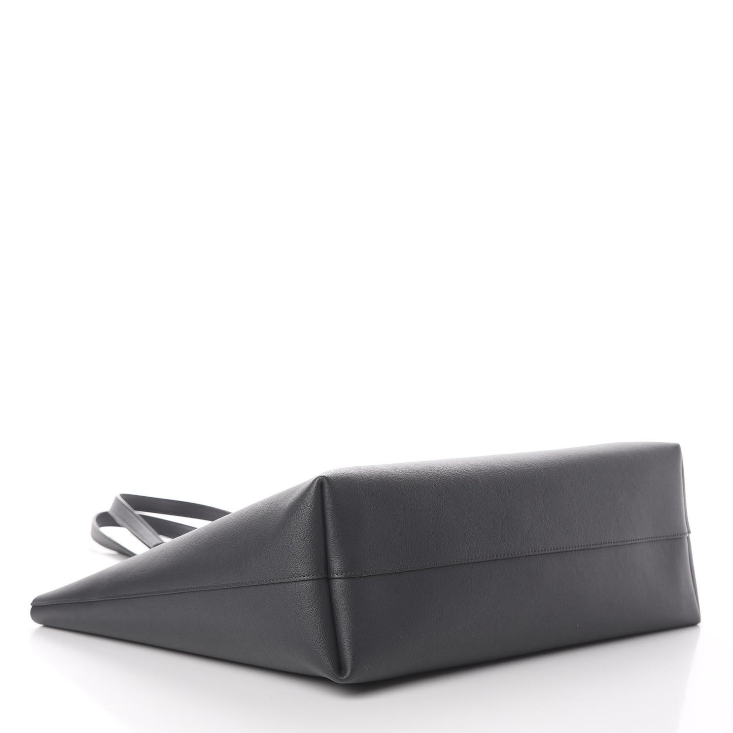 Calfskin Large Shopping Tote Asphalt