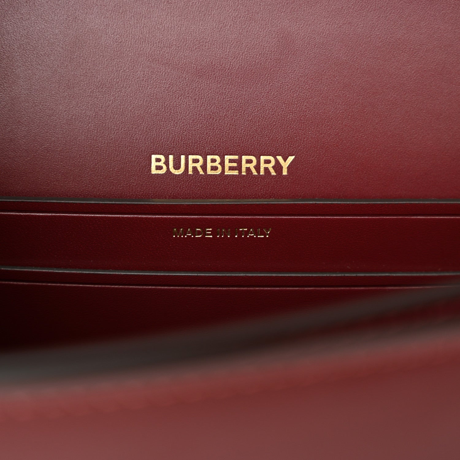 Burberry Calfskin Small Olympia Shoulder Bag Burgundy 5 of 9