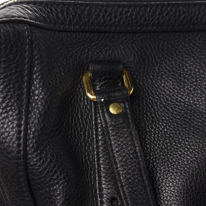 Prada Vitello Daino Satchel Black 8 of 16