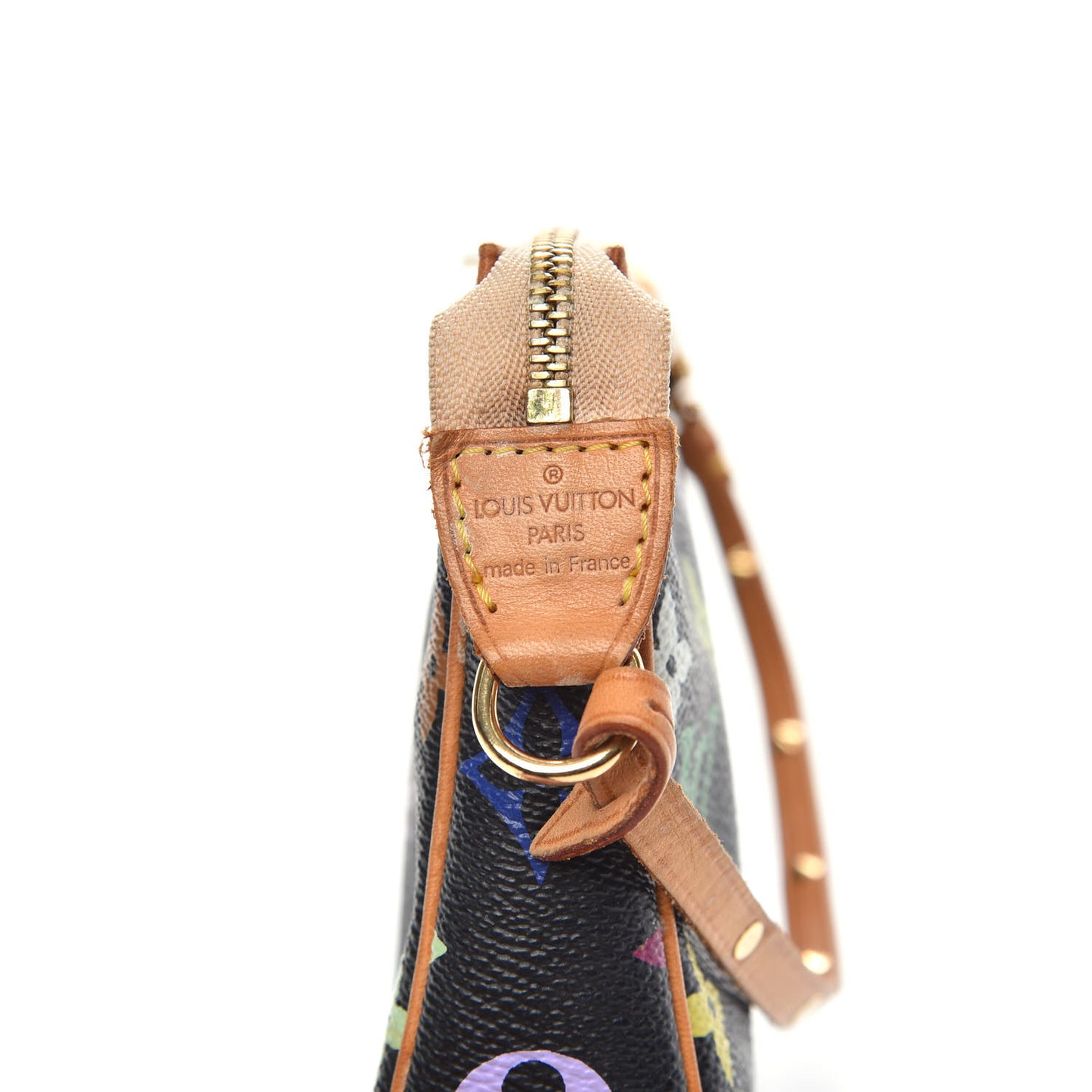 Monogram Multicolor Pochette Accessories Black