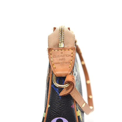 Louis Vuitton Monogram Multicolor Pochette Accessories Black 8 of 12