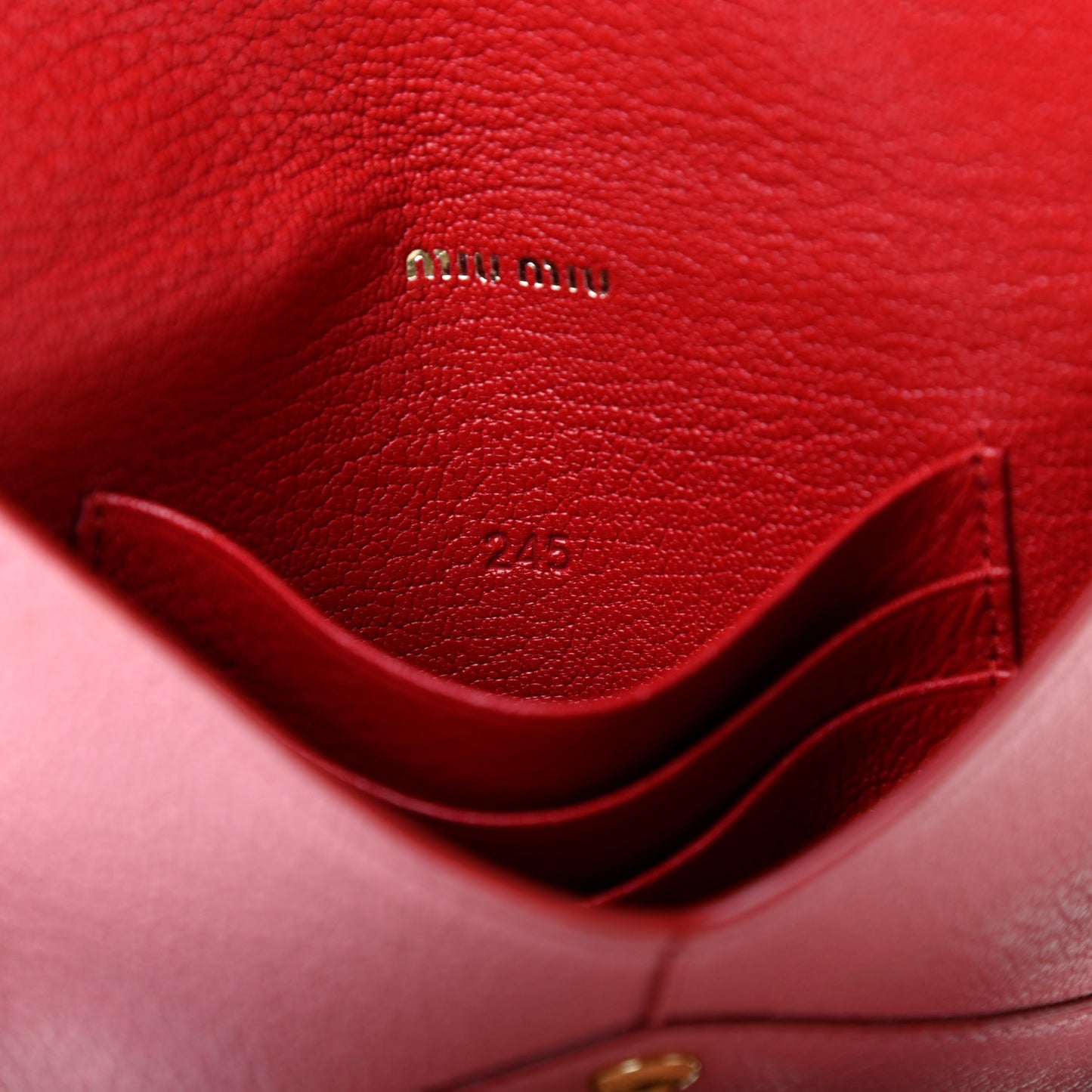 Goatskin Madras Love Envelope Wallet Rosa