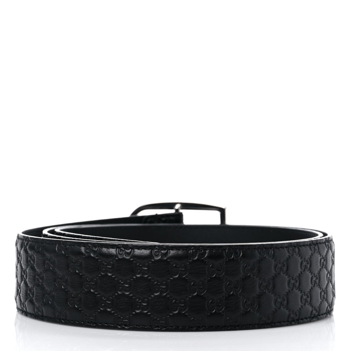 Soft Microguccissima 40mm Belt 100 40 Black