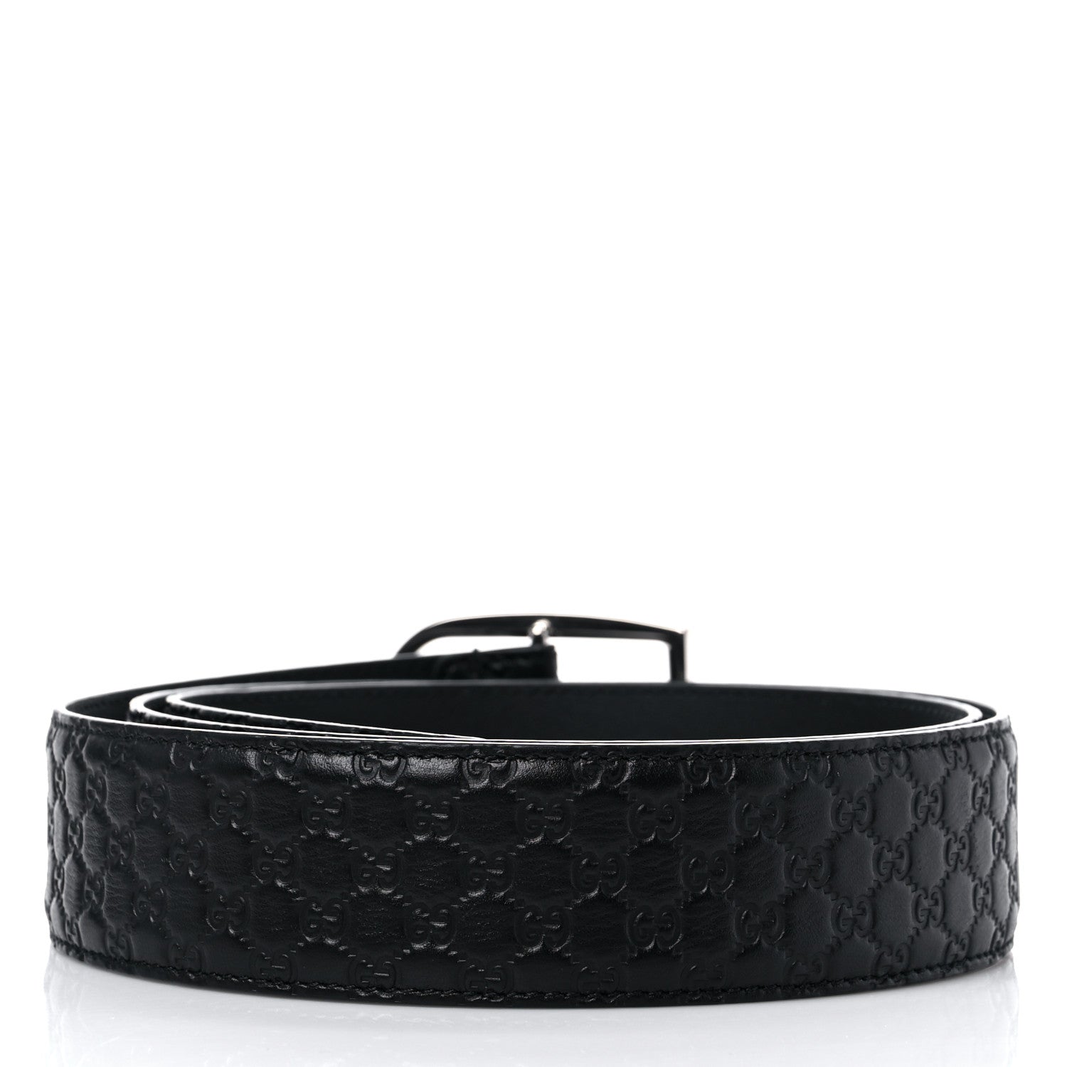 Gucci Soft Microguccissima 40mm Belt 100 40 Black 2 of 4