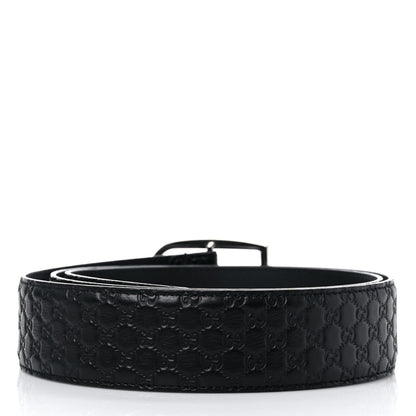 Gucci Soft Microguccissima 40mm Belt 100 40 Black 2 of 4
