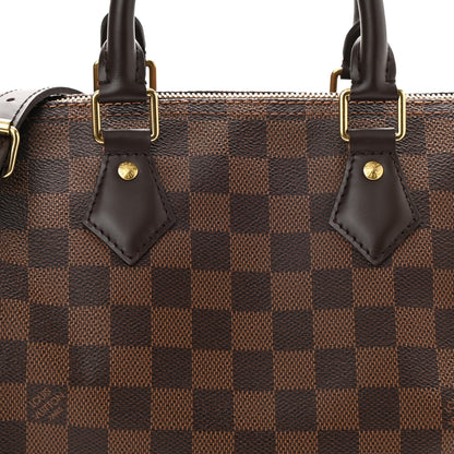 Louis Vuitton Damier Ebene Speedy Bandouliere 25 8 of 10