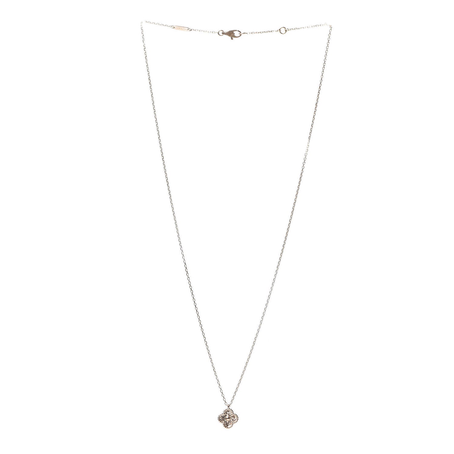 18K Rose Gold Sweet Alhambra Pendant Necklace