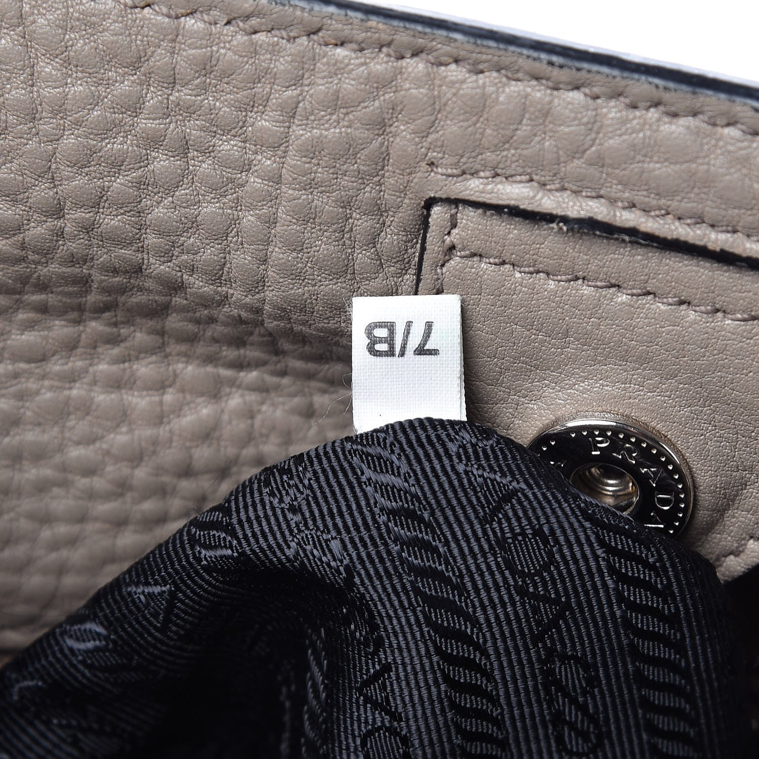Prada Vitello Daino Twin Pocket Tote Argilla 7 of 12