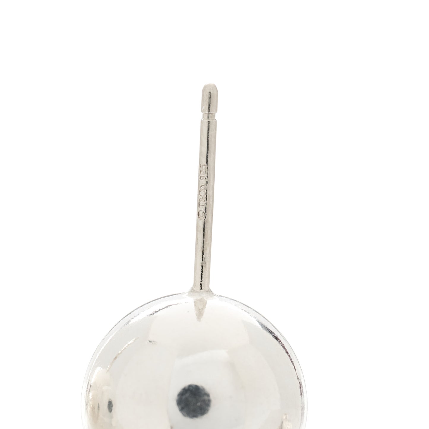 Sterling Silver 10mm Hardwear Ball Earrings