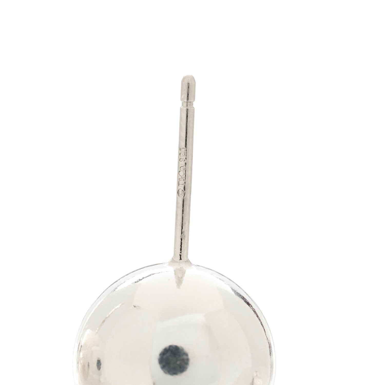 Tiffany Sterling Silver 10mm Hardwear Ball Earrings 4 of 4
