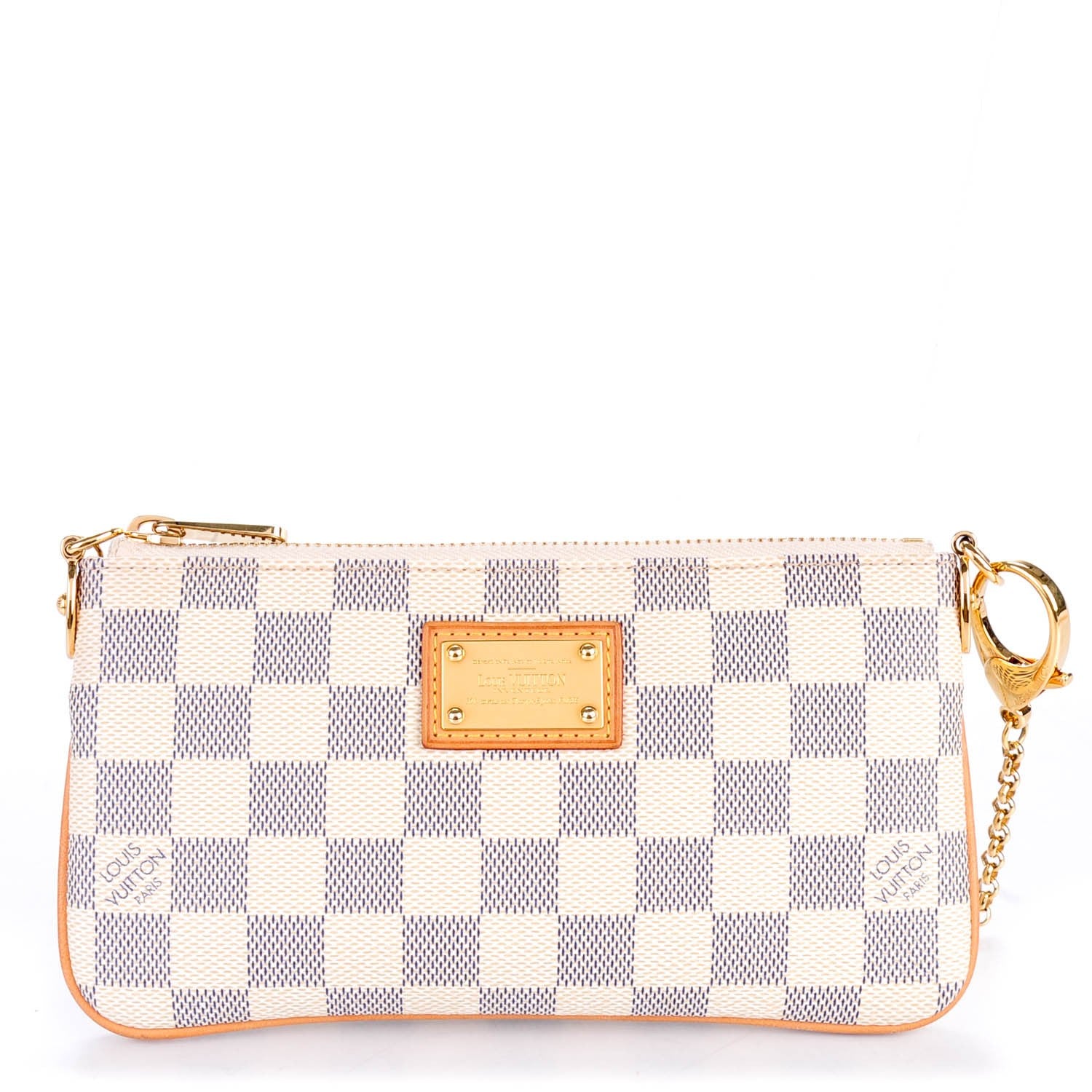 Louis Vuitton Damier Azur Pochette Milla MM 1 of 7