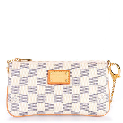 Louis Vuitton Damier Azur Pochette Milla MM 1 of 7