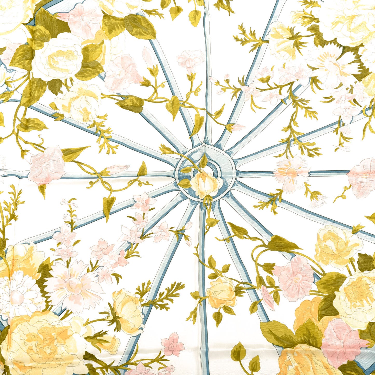 Jacquard Silk Romantique Scarf 90