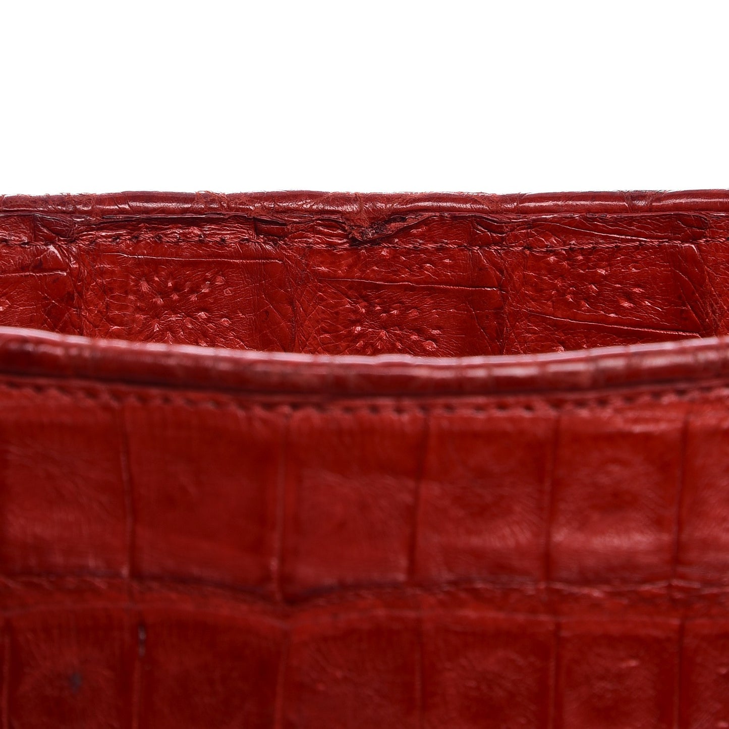 Crocodile Crossbody Bag Red