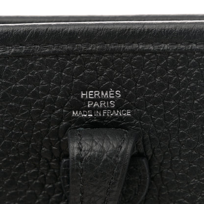 Hermes Taurillon Clemence Evelyne TPM Black 6 of 10