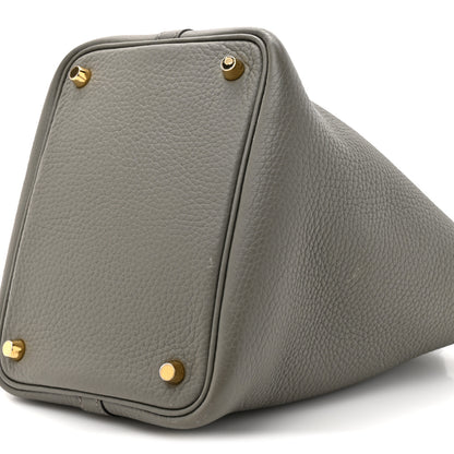 Hermes Taurillon Clemence Picotin Lock 18 PM Etain 8 of 11