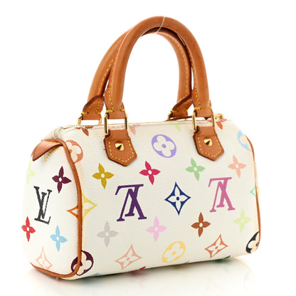 Louis Vuitton Monogram Multicolor Mini Sac HL Speedy White 3 of 12