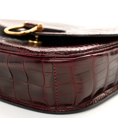 Louis Vuitton Crocodile Saint Cloud GM Burgundy 9 of 13