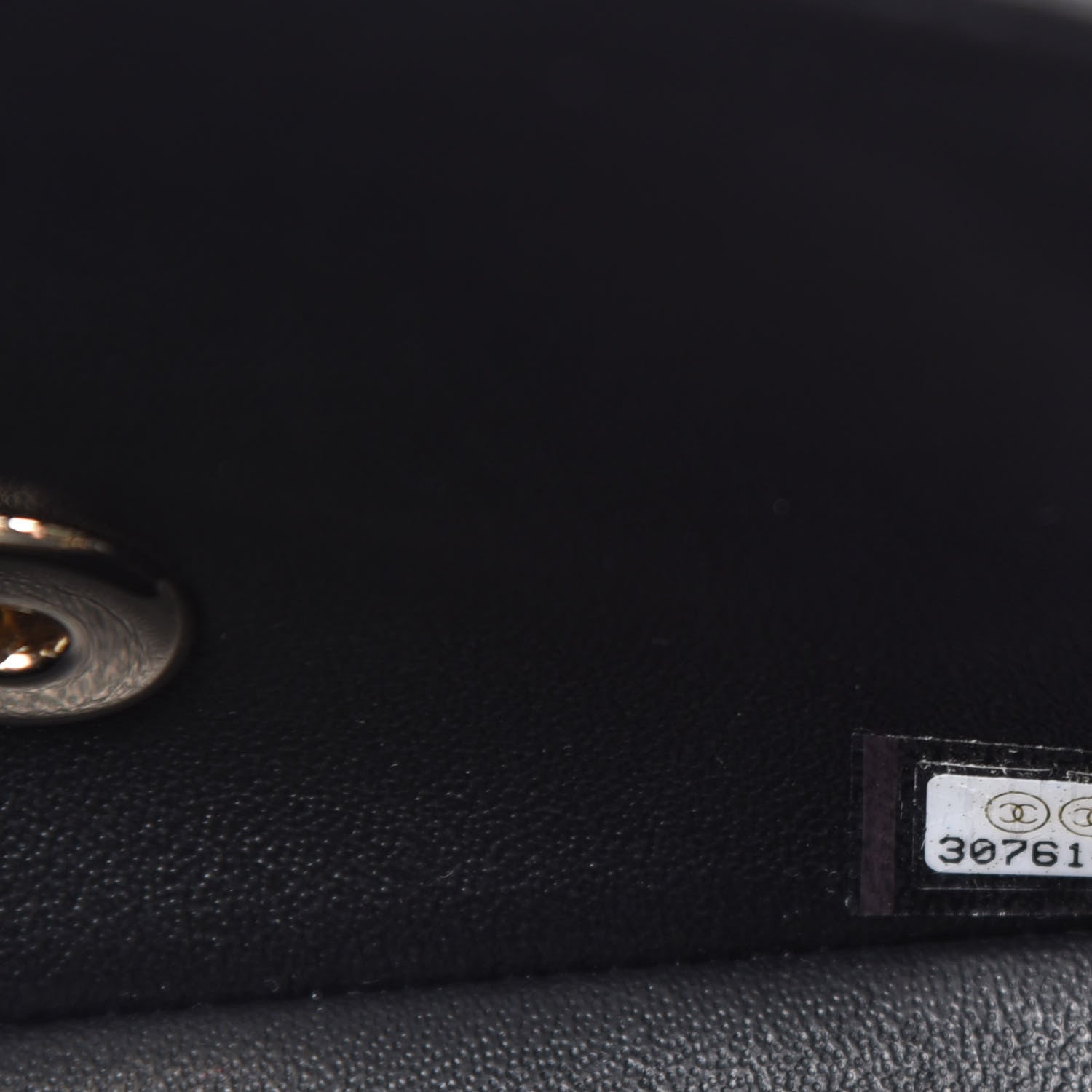 Chanel Lambskin Quilted Mini Rectangular Flap Black 9 of 10