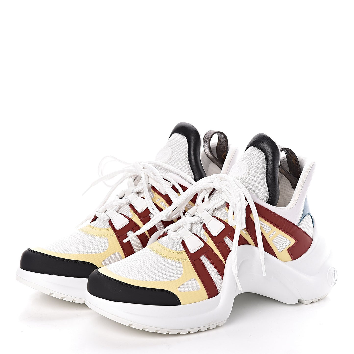 Calfskin Technical Nylon LV Archlight Sneakers 40.5 Terracotta