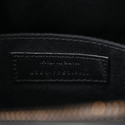 Saint Laurent Calfskin Matelasse Monogram Monochrome Lou Camera Bag Black 7 of 16