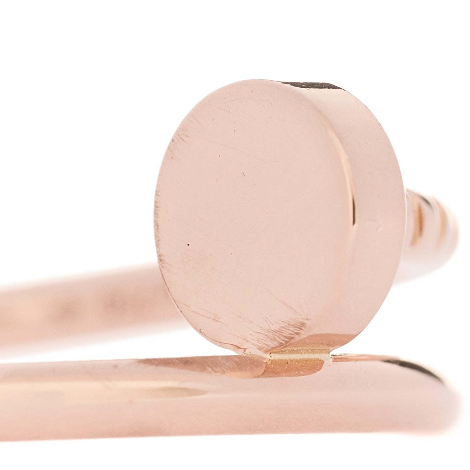 Cartier 18K Pink Gold Small Juste Un Clou Ring 55 7.25 4 of 6