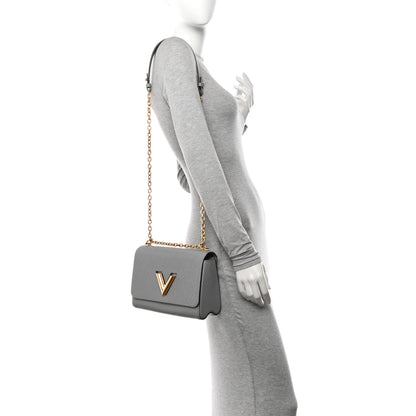 Louis Vuitton Epi Twist Shoulder Bag MM Gris Cloudy 2 of 11