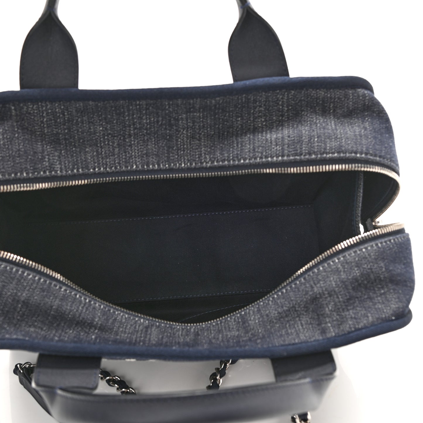 Denim Deauville Bowling Bag Dark Blue