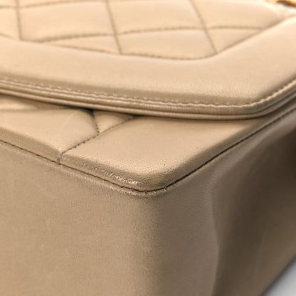Chanel Lambskin Quilted Medium Single Flap Beige 9 of 17