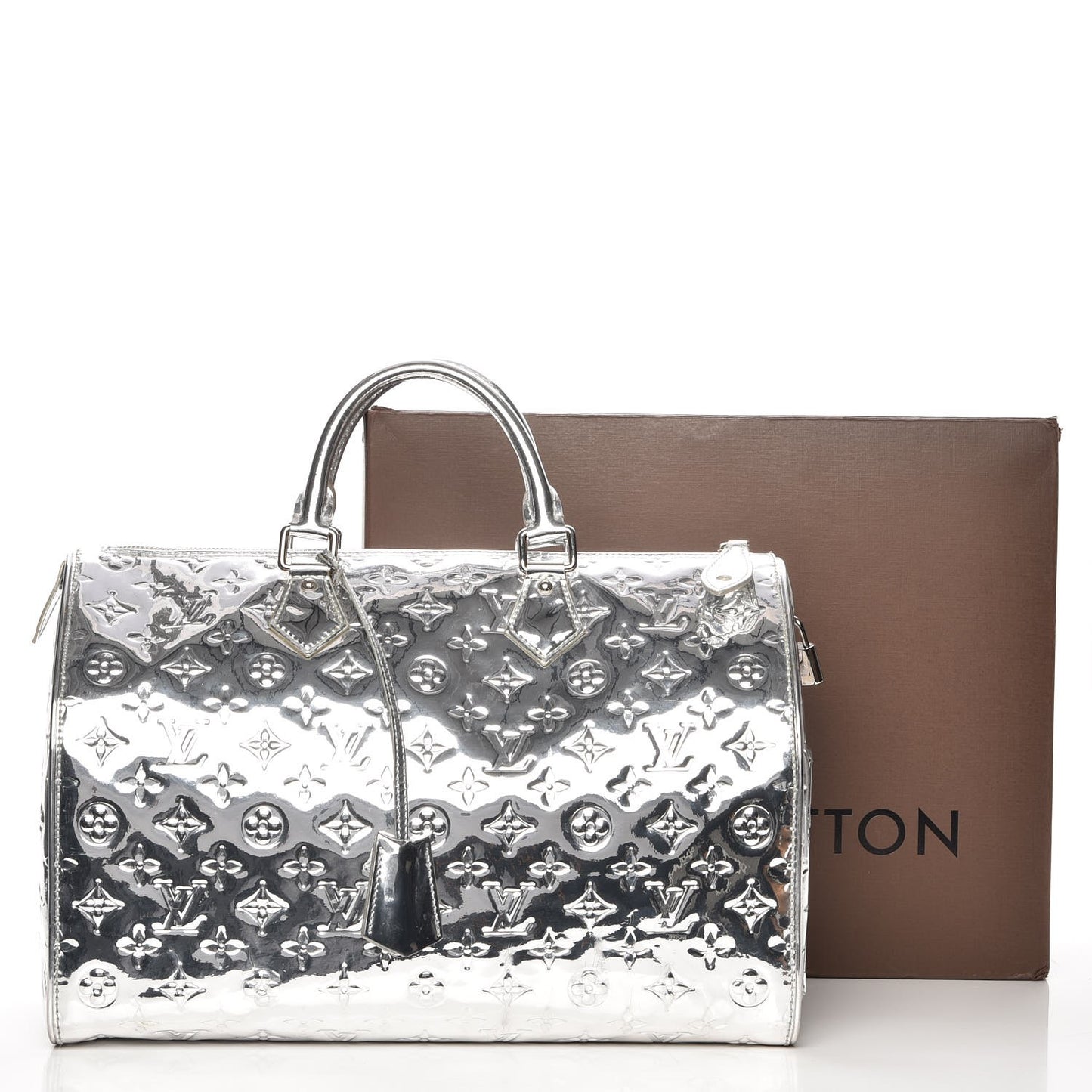 Monogram Miroir Speedy 35 Silver