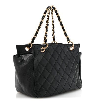 Chanel Caviar Quilted Petit Timeless Tote PTT Black 3 of 13