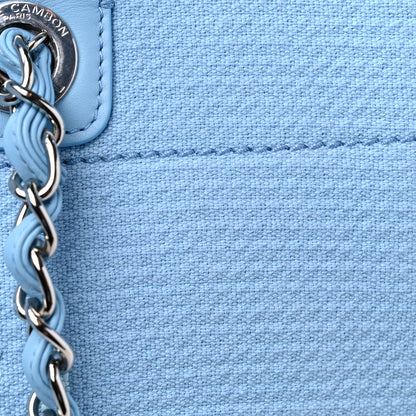 Chanel Mixed Fibers Medium Deauville Tote Light Blue 14 of 14