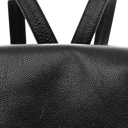 Chanel Caviar CC Backpack Black 10 of 15