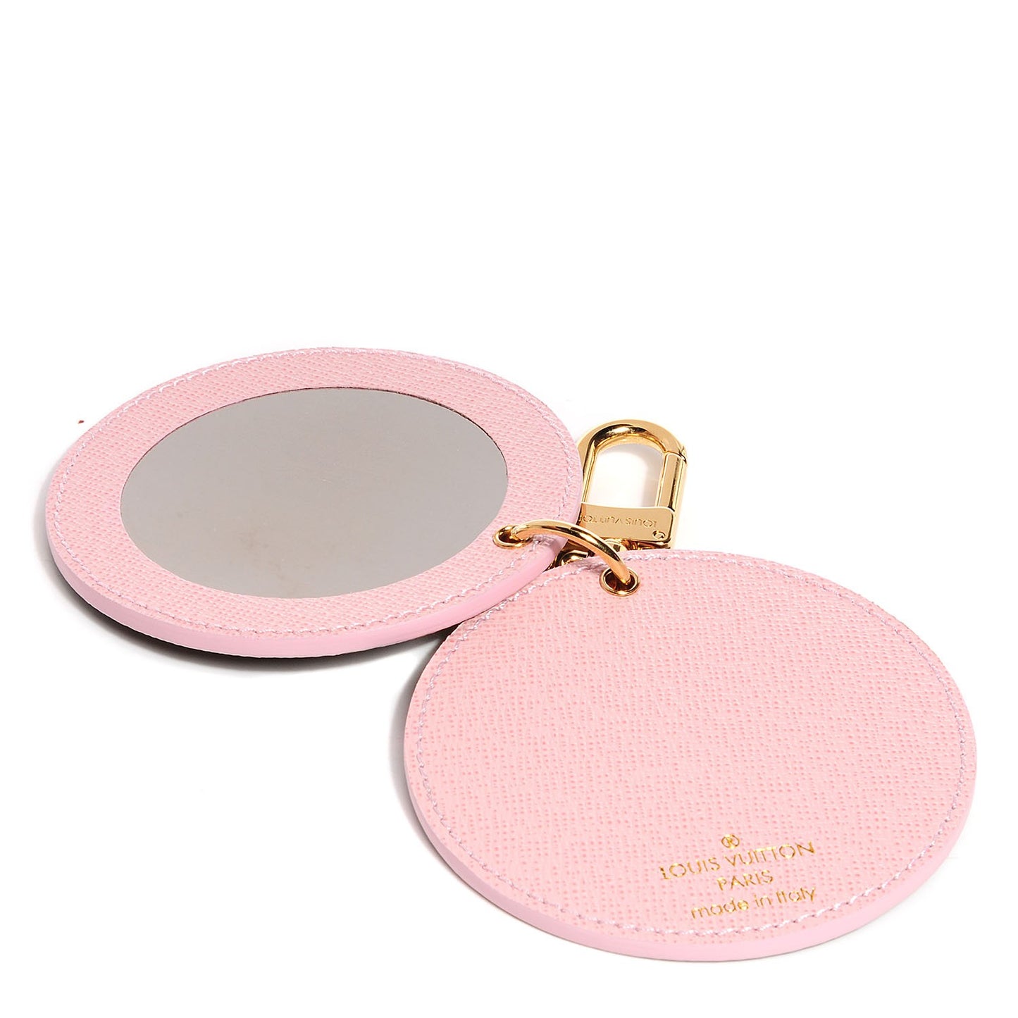 Monogram LV Mirror Key Holder Rose Ballerine