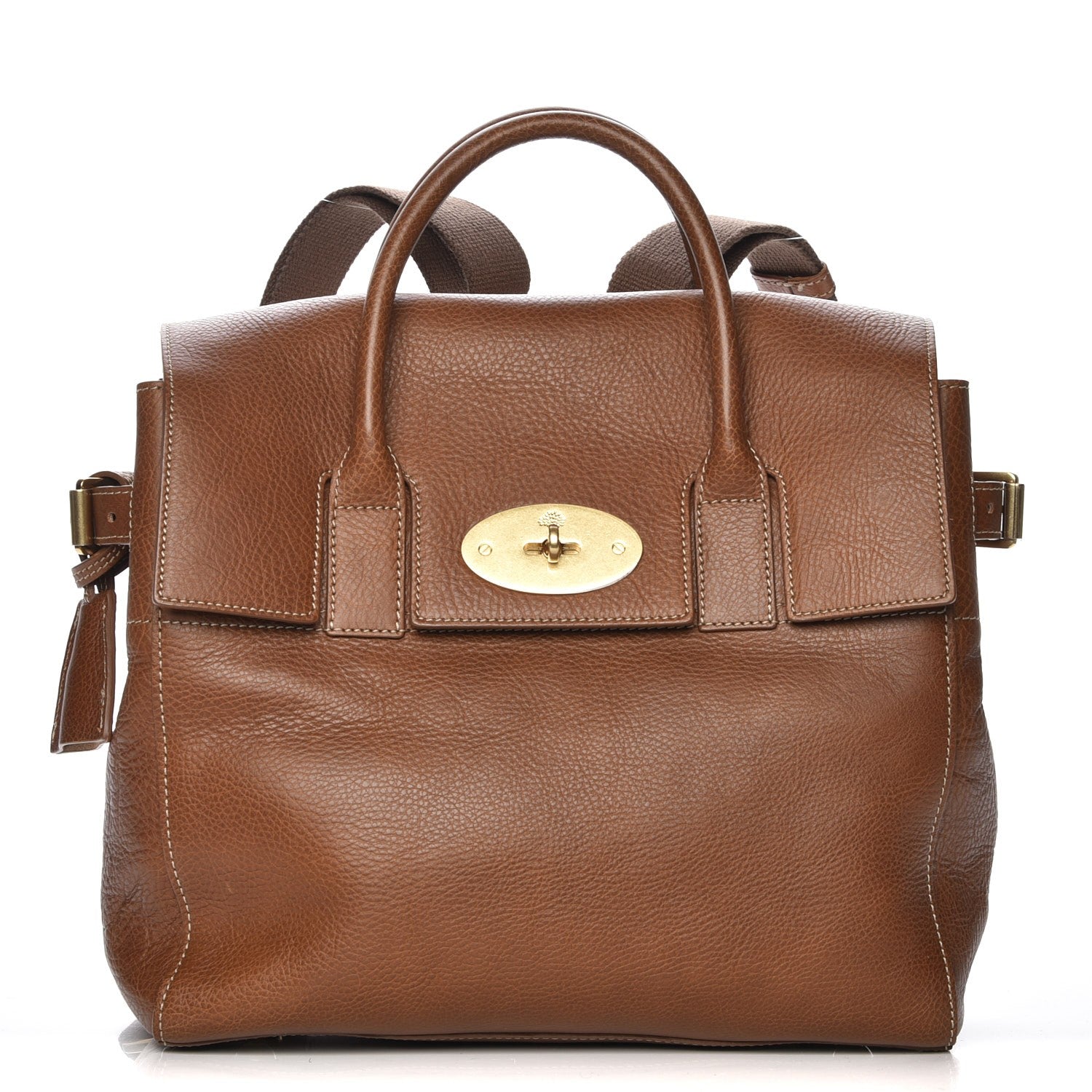 Mulberry Natural Leather Cara Delevigne Convertible Satchel Oak 1 of 12
