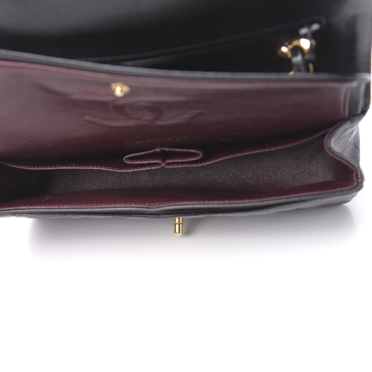 Chanel Caviar Quilted Medium Double Flap Black 7 of 21