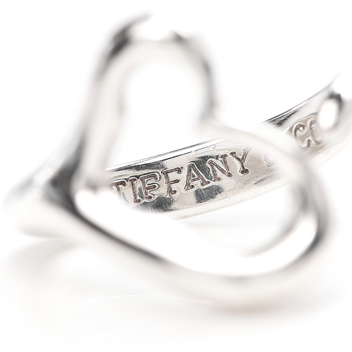 Sterling Silver Elsa Peretti Open Heart Ring 48 4.5