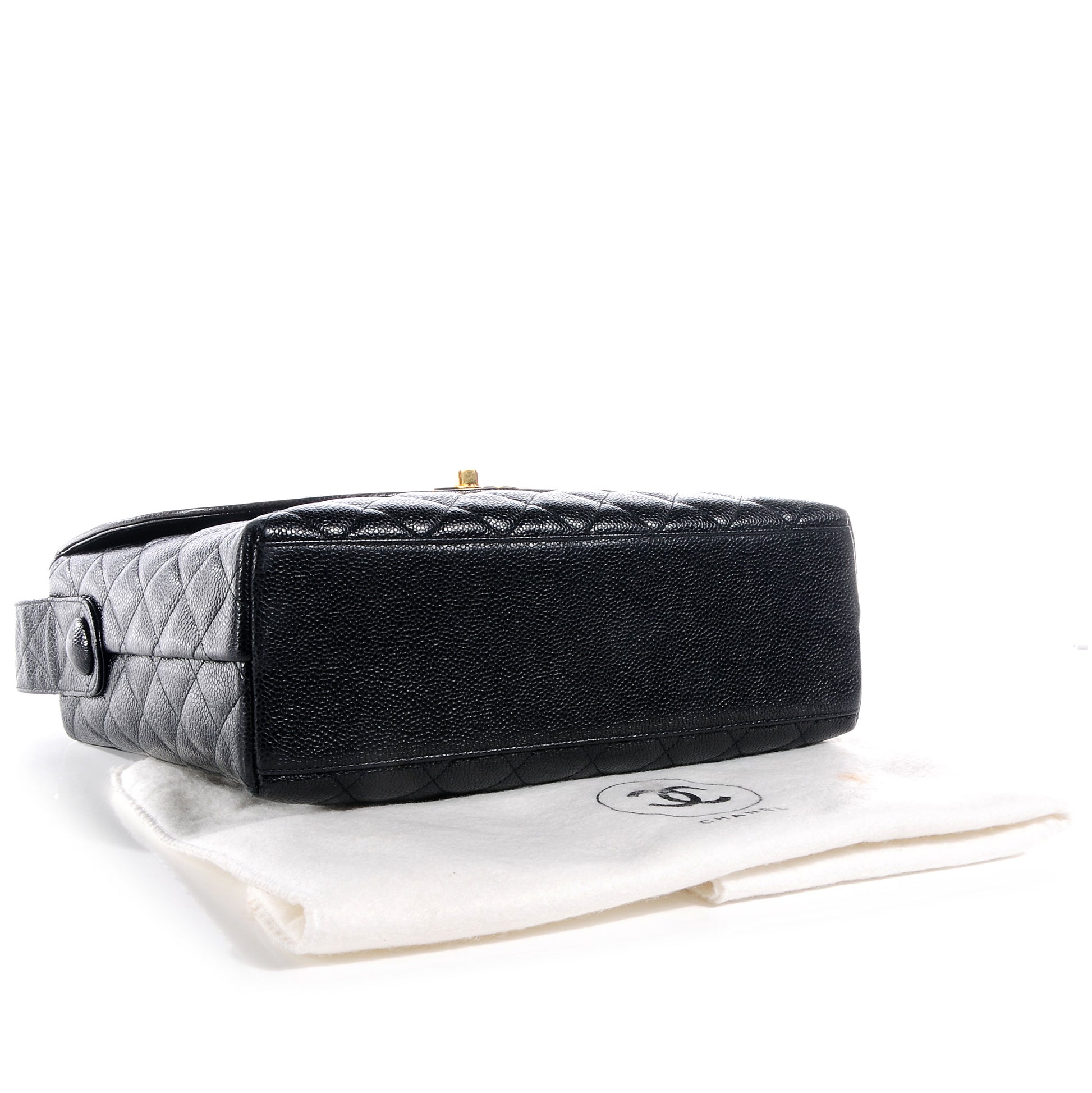 Chanel Caviar Quilted Crossbody Bag Black 4 of 7