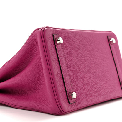 Hermes Togo Birkin 25 Rose Pourpre 9 of 12