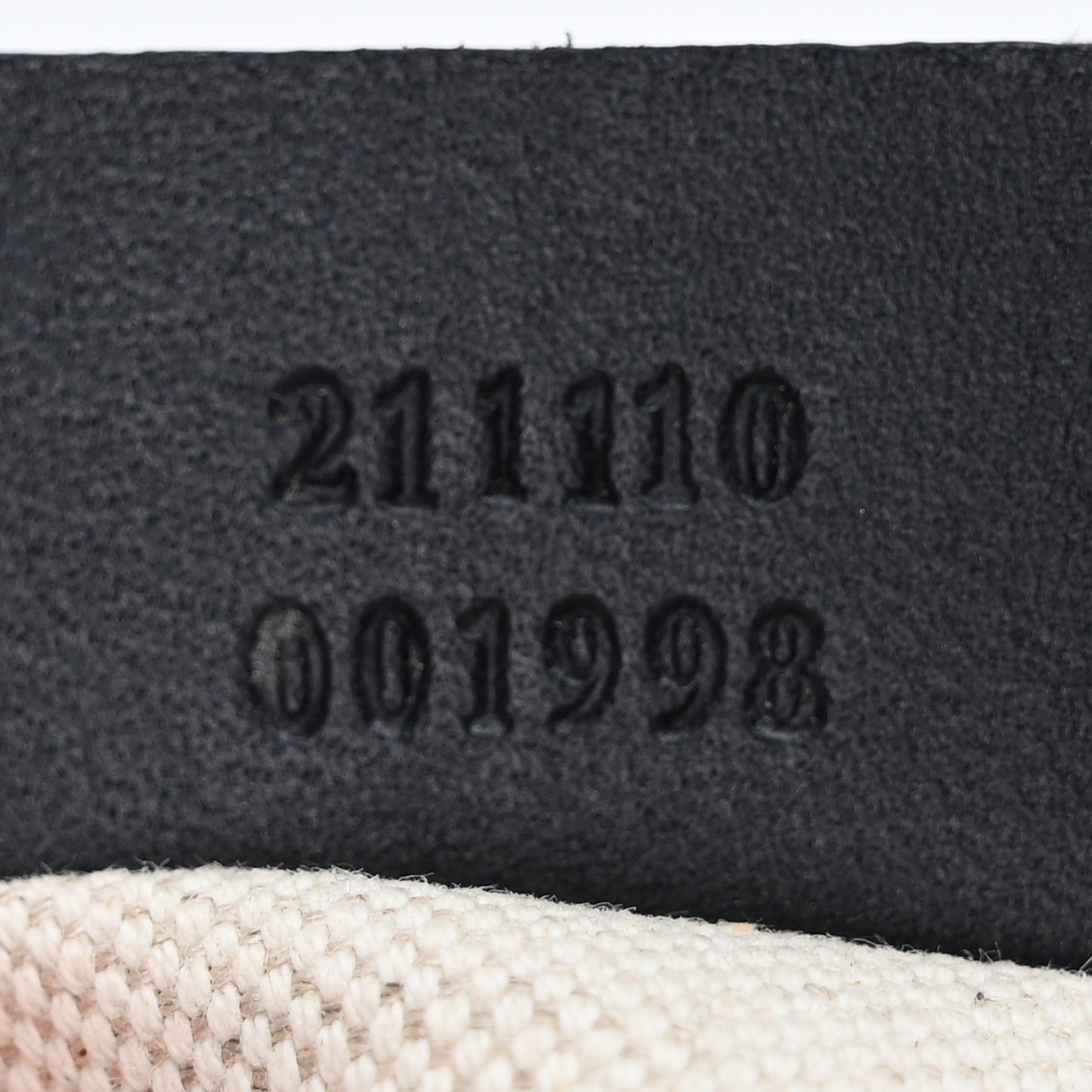 GG Plus Monogram Belt Bag Navy