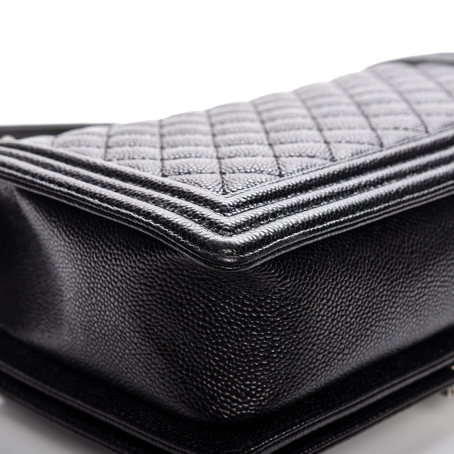 Chanel Caviar Quilted New Medium Boy Flap Black 10 of 12