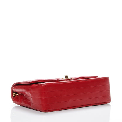 Chanel Lambskin Quilted Medium Single Flap Red 4 of 10