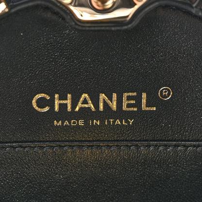 Chanel Resin Crystal Slot Machine Minaudiere Black Gold White Red 6 of 9