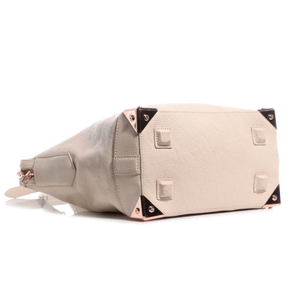 Alexander Wang Pebbled Calfskin Large Emile Eggshell 4 of 6