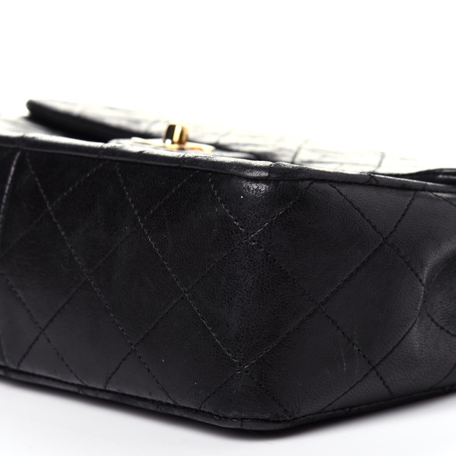 Chanel Lambskin Quilted Small Single Flap Black 8 of 14