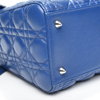 Christian Dior Lambskin Cannage Medium Lady Dior Blue Pastel 5 of 8